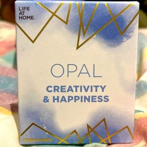 3 for $18 candles- Life at Home Opal Creativity & Happiness Candle New 5oz